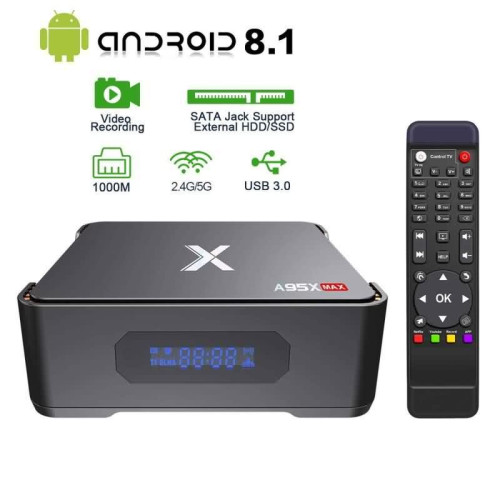 جهاز Android TV Box A95X MAX II عالي الدقة