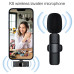 مايكروفون لاسلكي K8 بمنفذ Type-C وLightning للهواتف مايكروفون لاسلكي K8 بمنفذ Type-C وLightning للهواتف