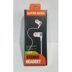 سماعات أذن سلكية G7 Super Bass