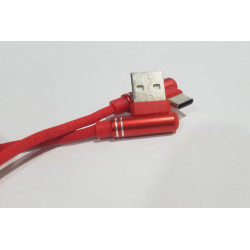 كابل شحن S10 GAME زاوية 90 درجة USB-A إلى Type-C