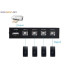وحدة مشاركة USB 2.0 يدوية 4×1 للطابعة والسكانر