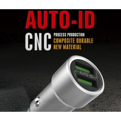 شاحن سيارة BEMASS C302 منفذين USB مع كابل Micro USB